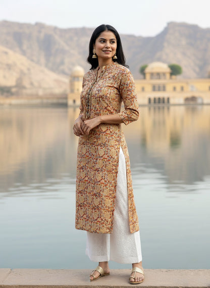 Kalamkari Cotton Kurti