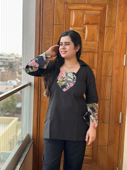 Chandani short kurti floral