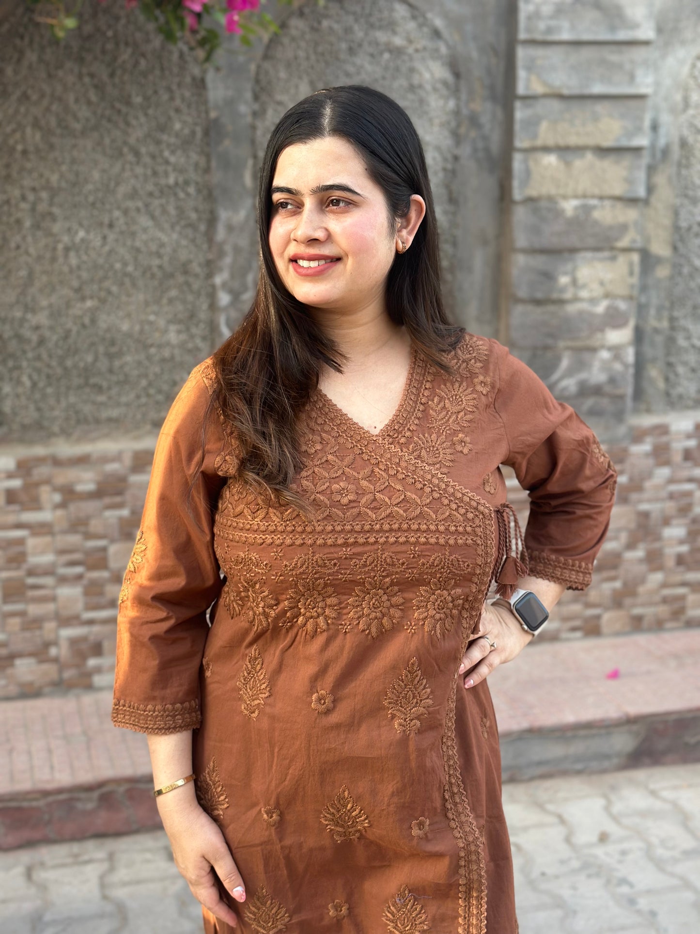 Cotton Chikankari kurta Set