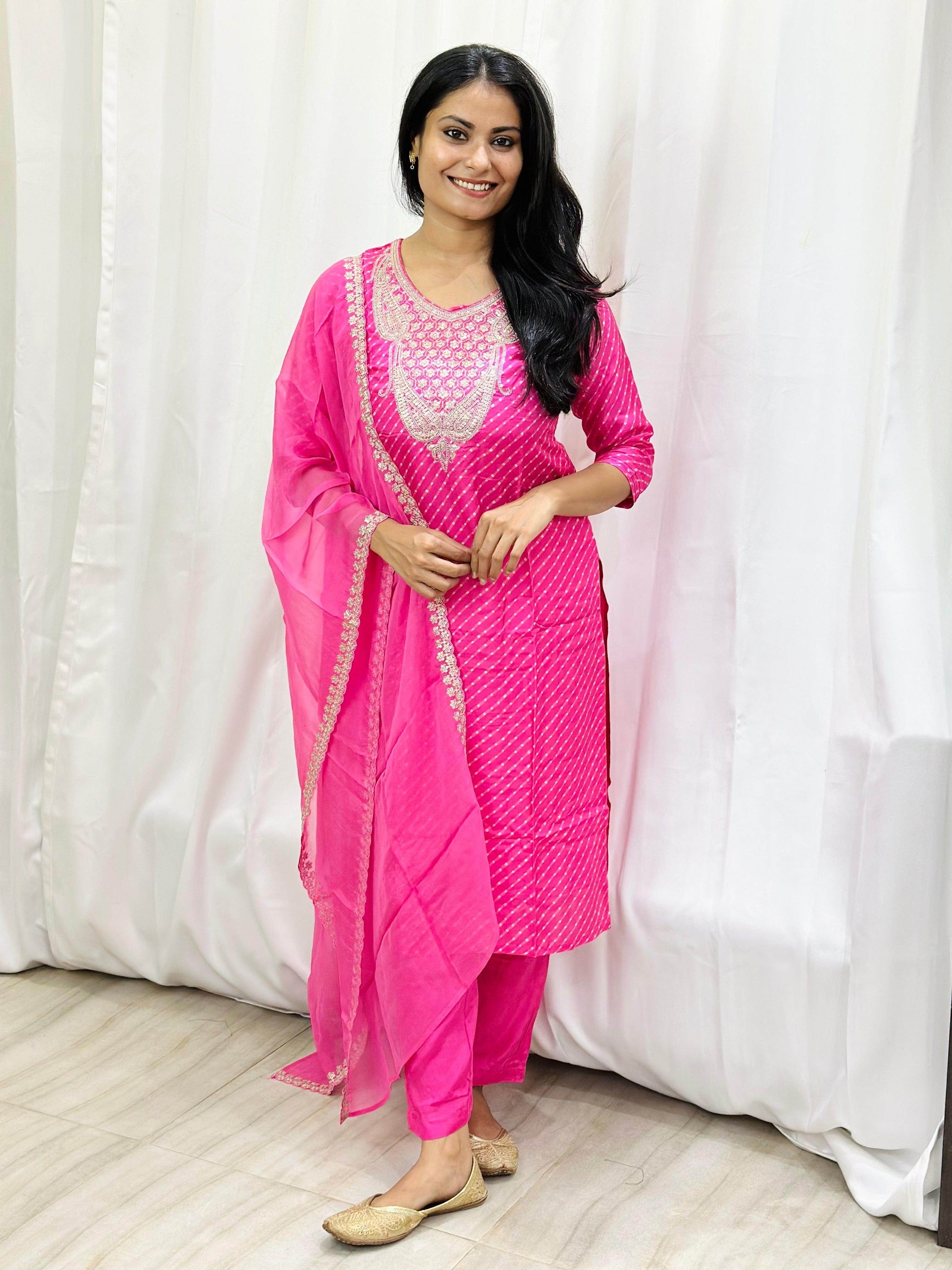 Modal Silk suit For Women - Vijay Laxmi