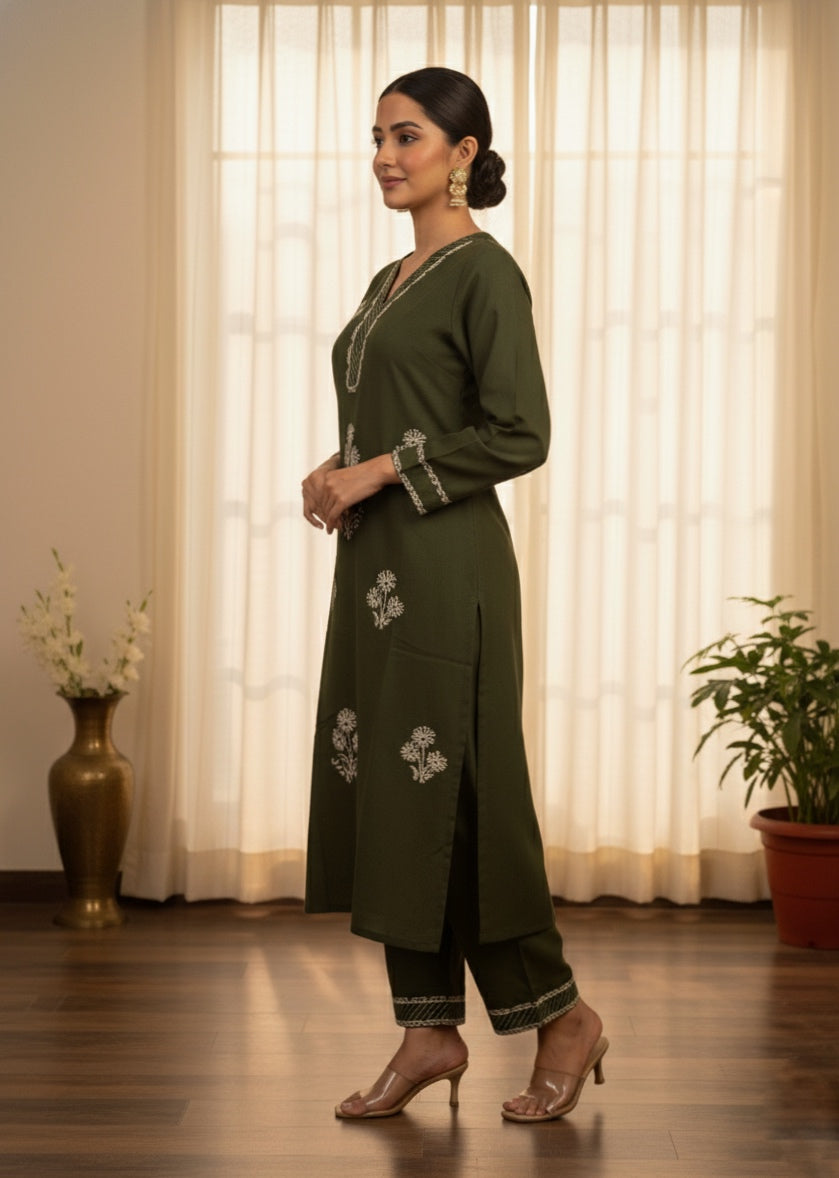 Premium Cotton kurta set for women with doriya  dupatta