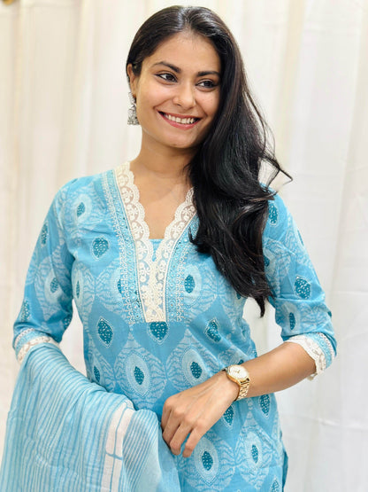 Soft Cotton Suit For Women - Vijay Laxmi