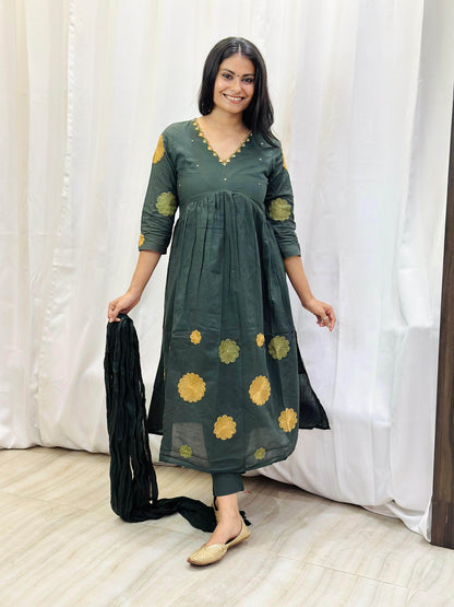 Alia Cotton Suit For Women - Vijay Laxmi