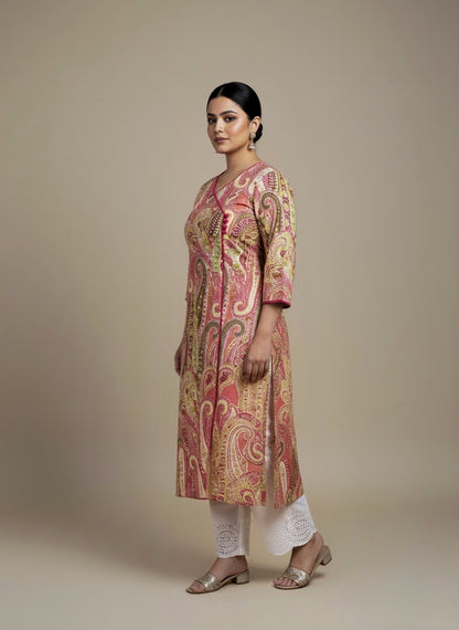 Airy Cotton Kurti for women kalamkari