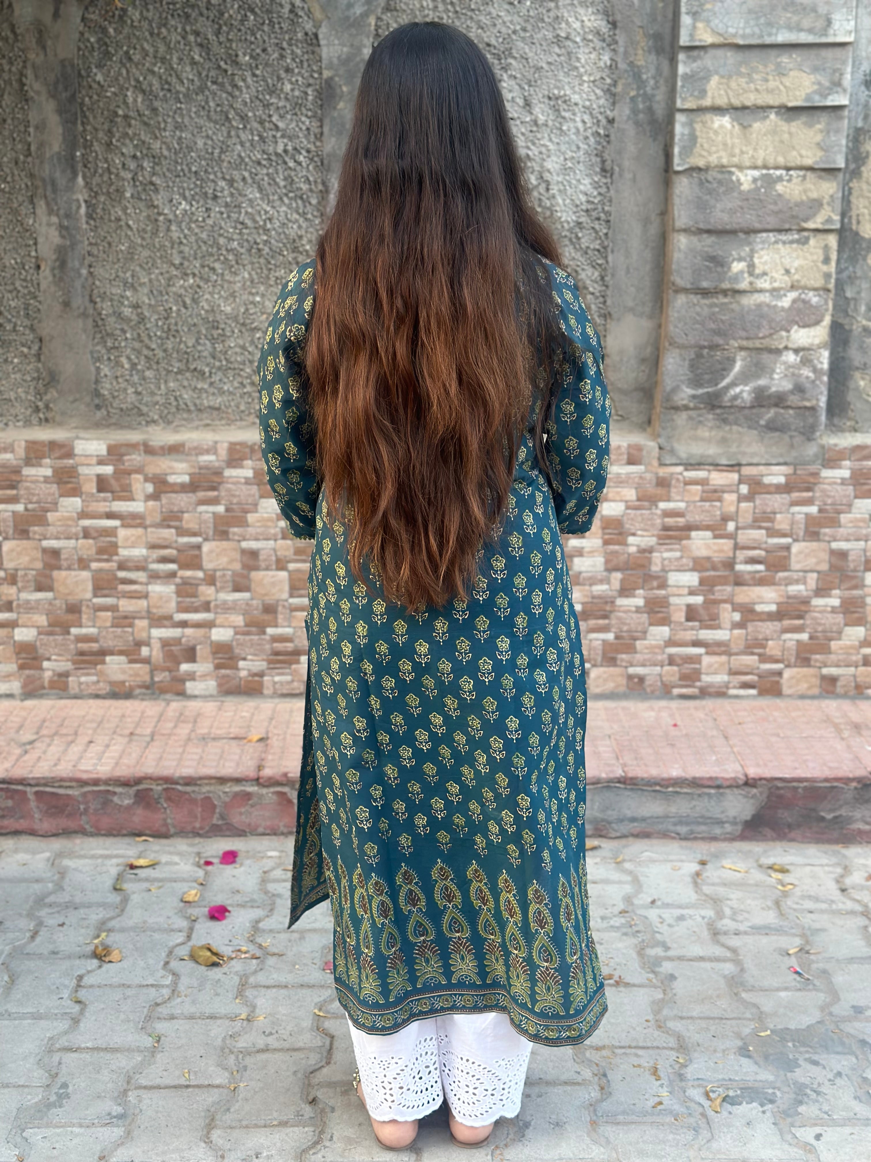 Airy Cotton Kurti for women Ajrakh