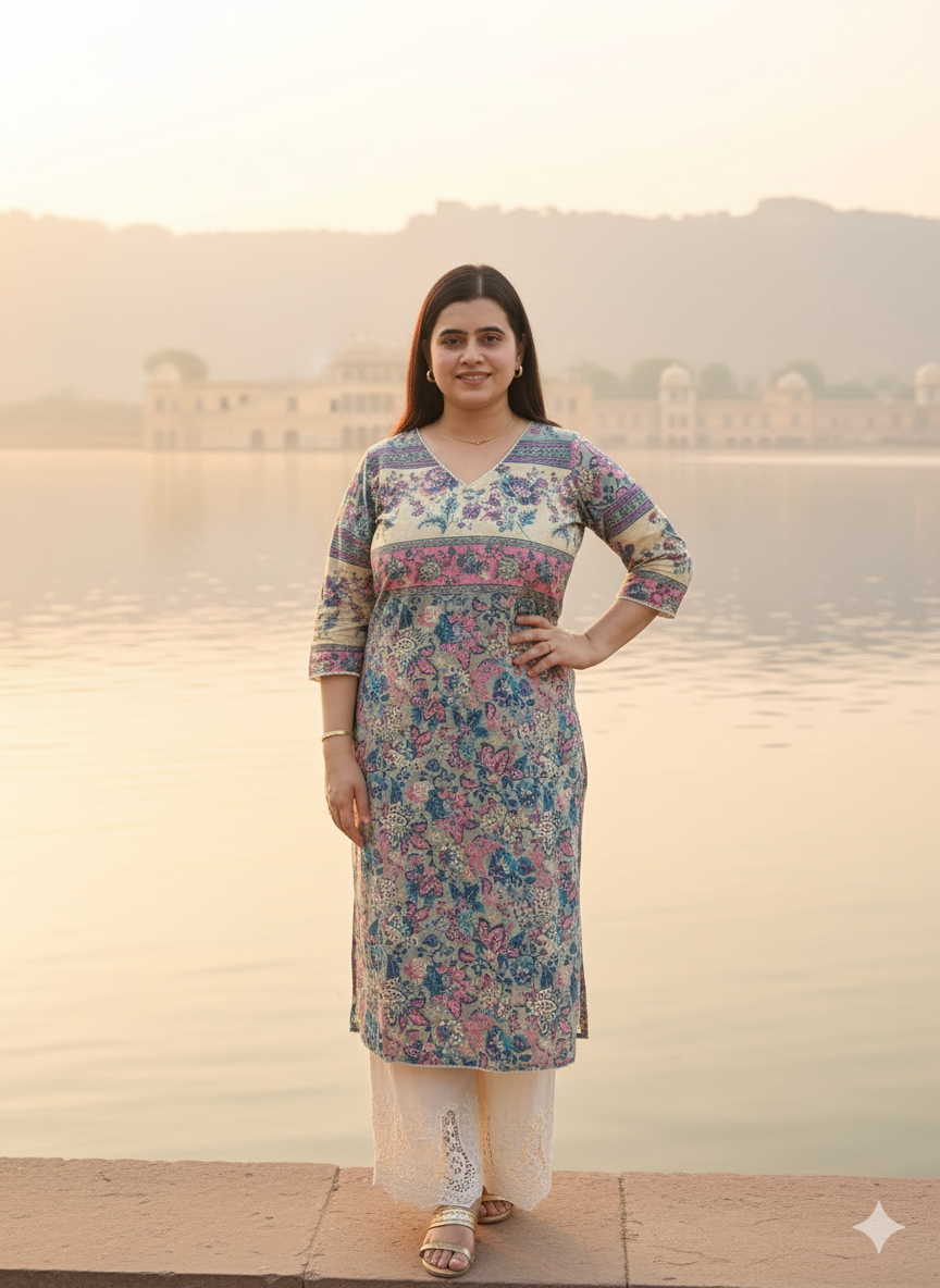 Breathable & Stylish Cotton Kurti for women