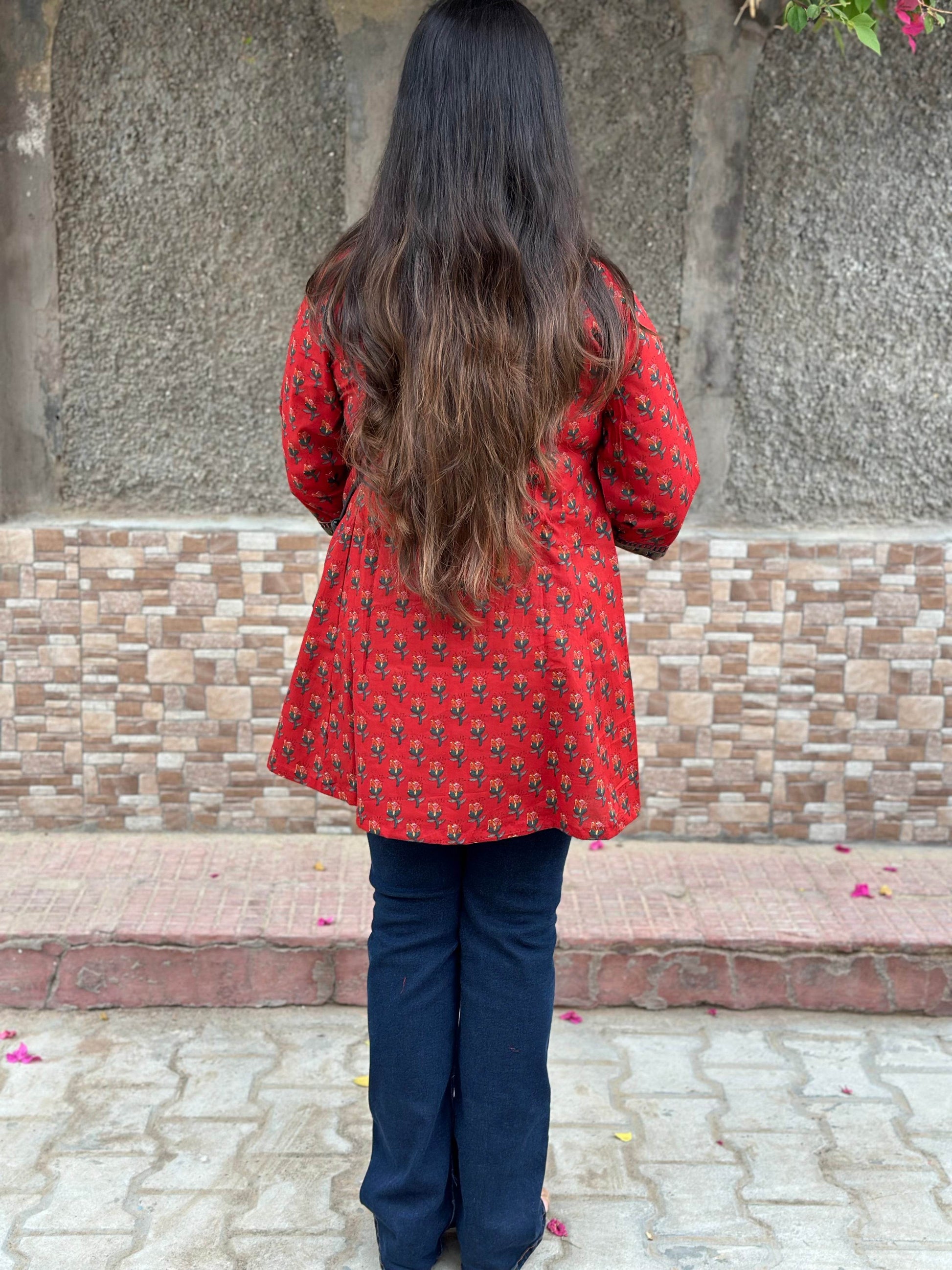 Short Cotton tunics for women - Vijay Laxmi