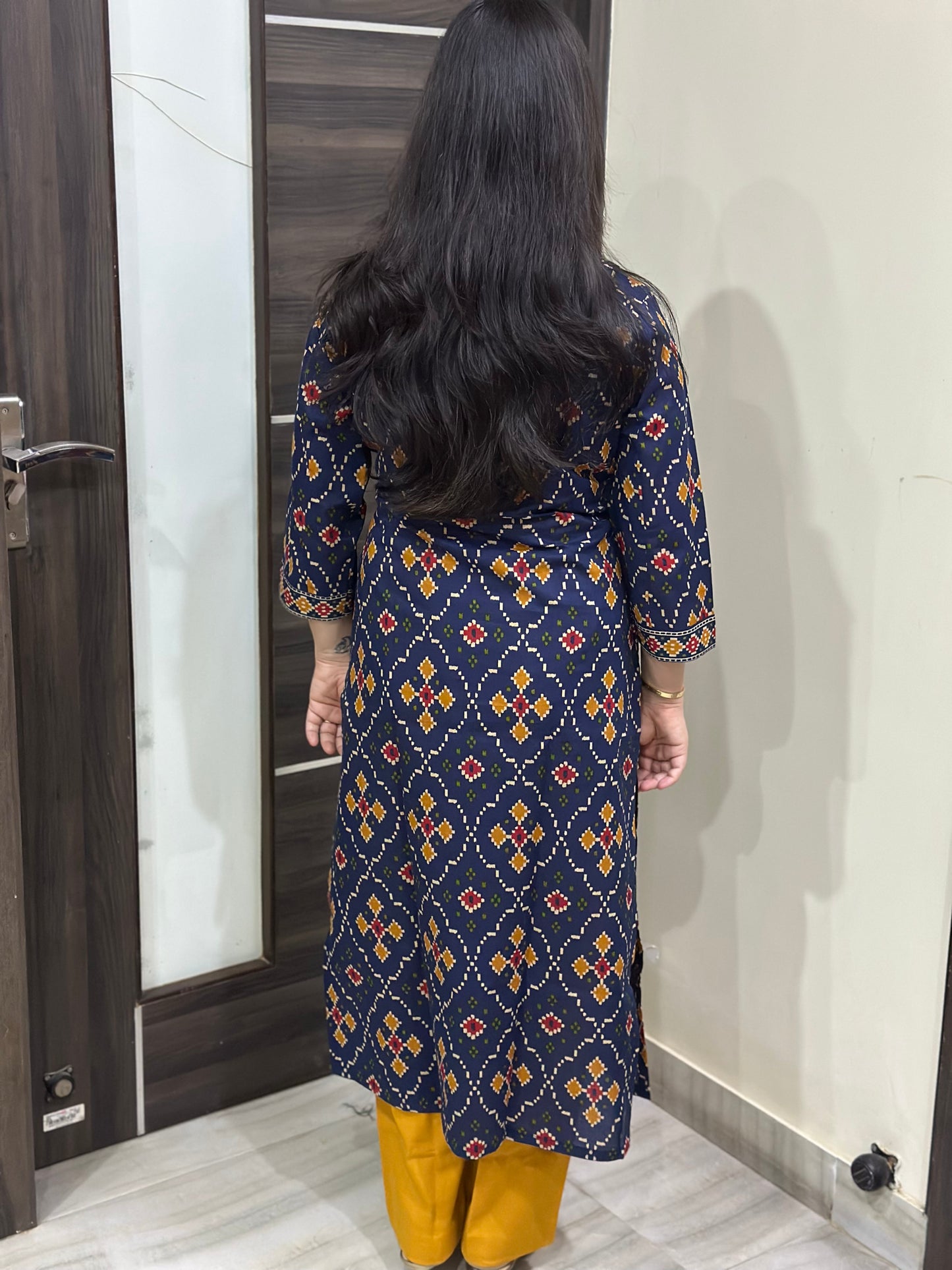 Ruhani Cotton kurta set for women blue
