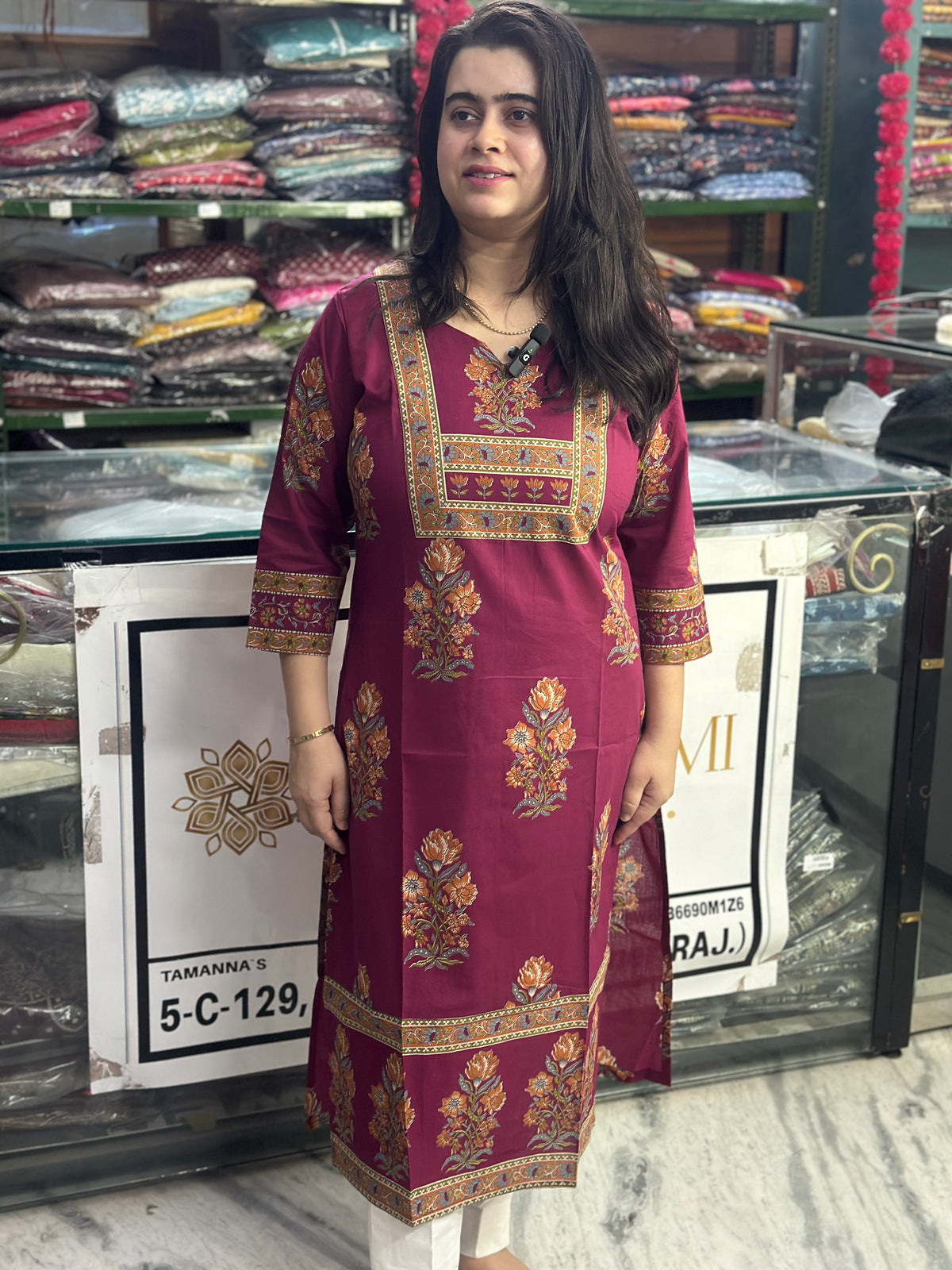 Rangrez pure cotton kurti for women