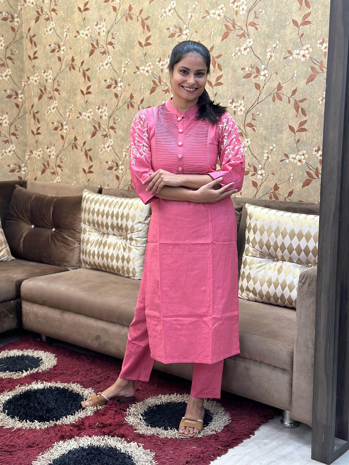 Premium Cotton Kurta Set For Women - Vijay Laxmi