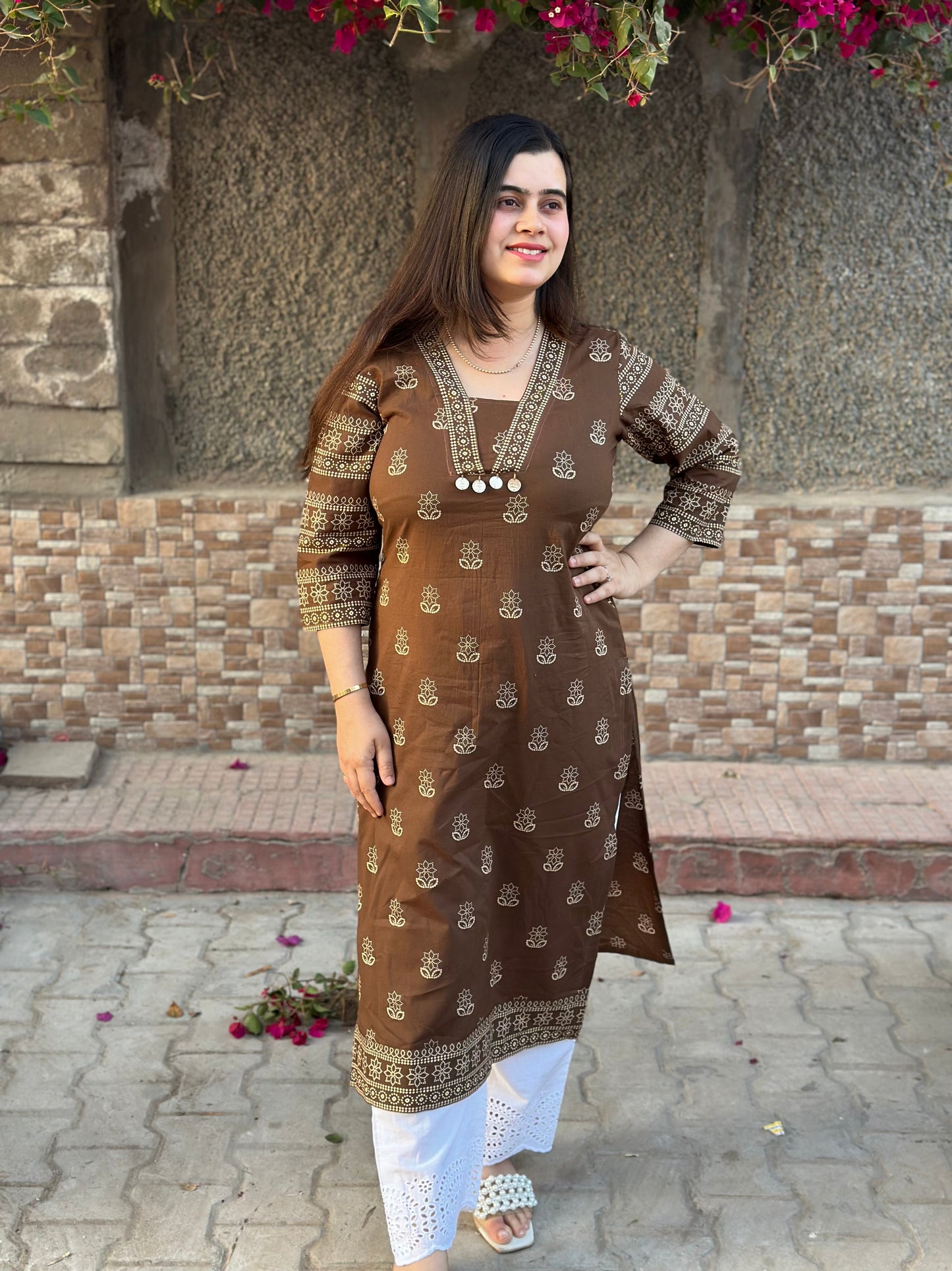 Airy Cotton Kurti for women dabu