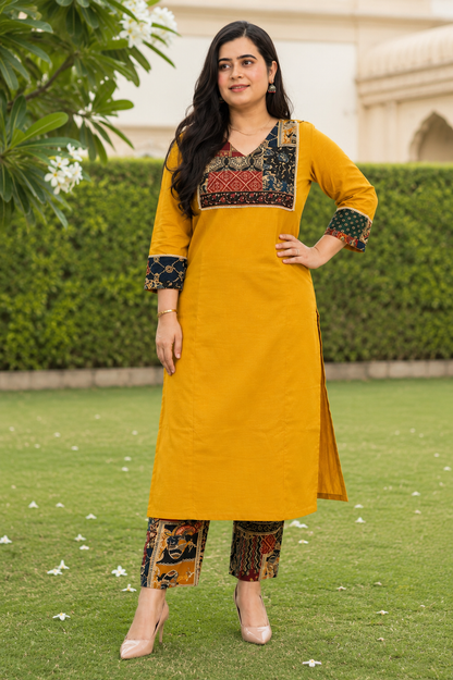 Mehar premium cotton Kurta & Pant