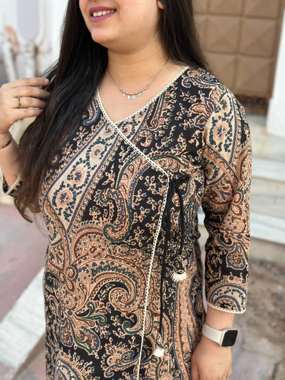 Short Cotton tunics for women Black