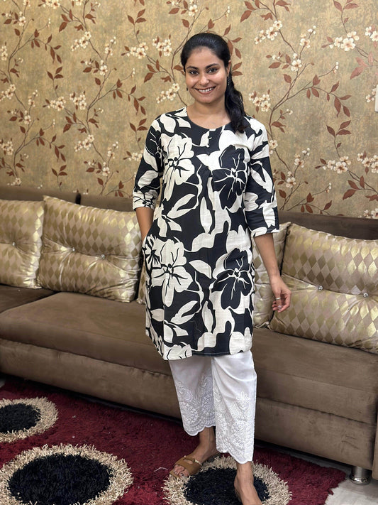 Cotton Kurti For Women - Vijay Laxmi