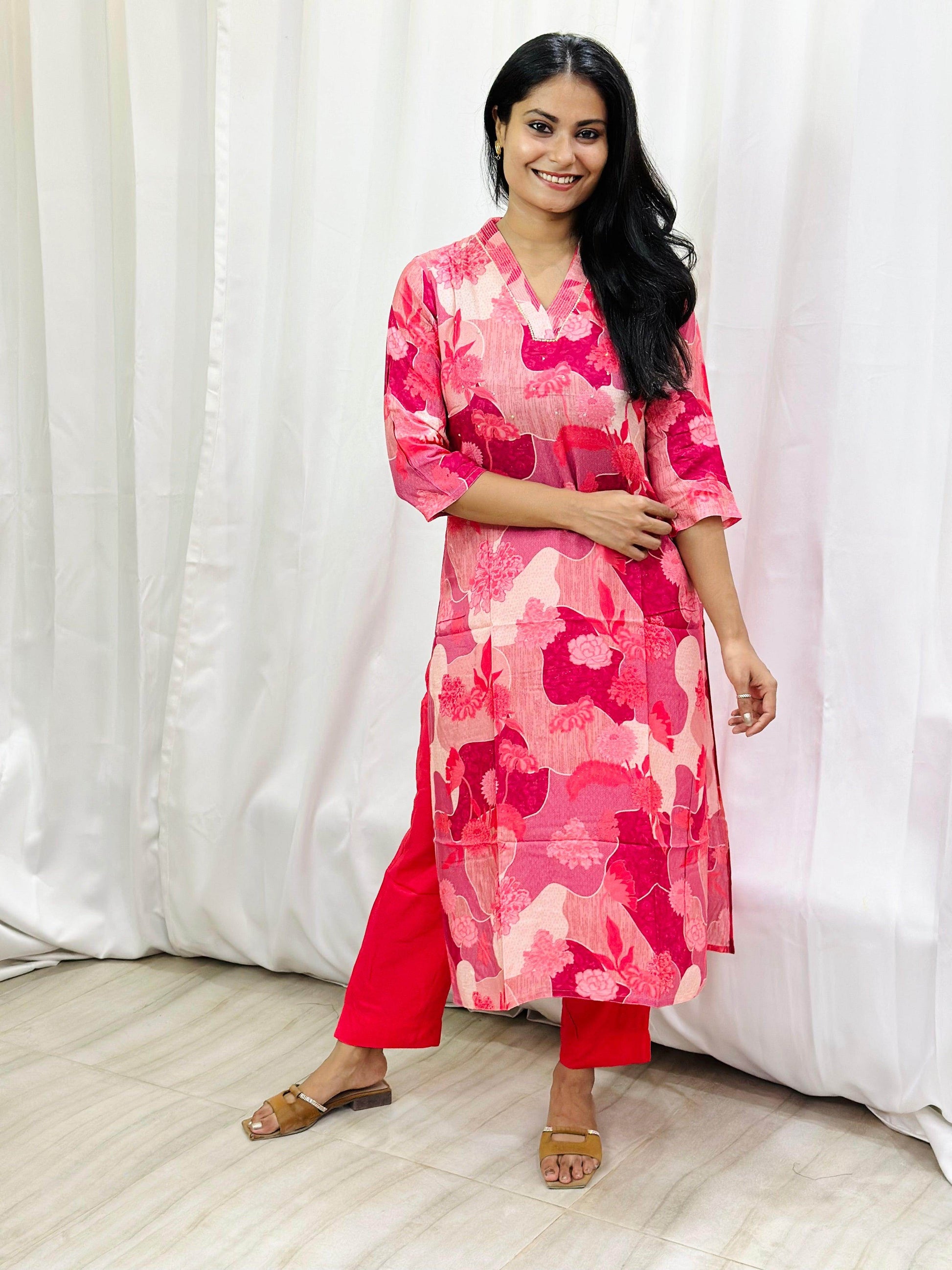 Muslin Suit For Women - Vijay Laxmi