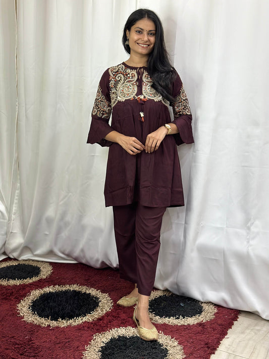 Premium Rayon Set For Women - Vijay Laxmi