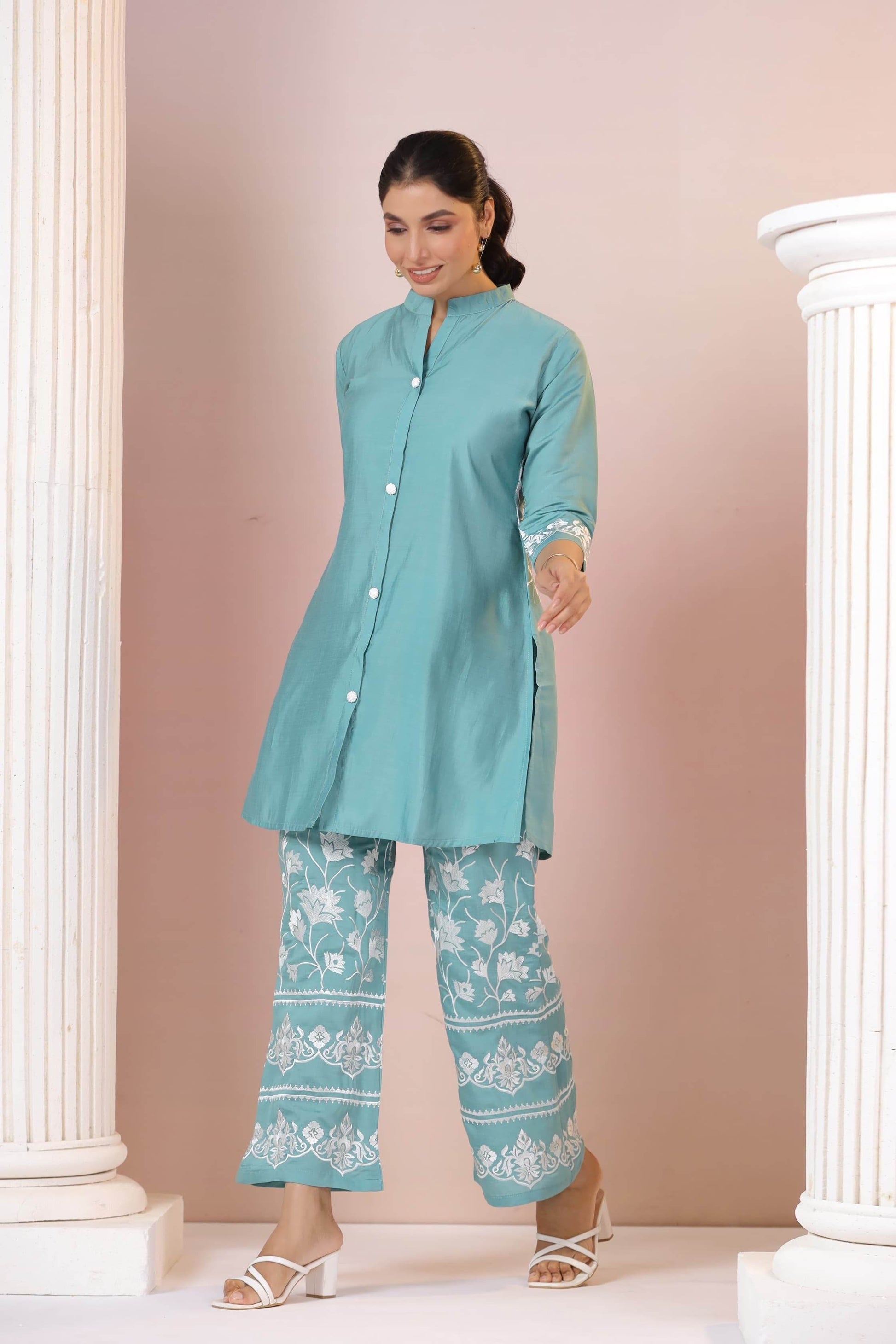 Premium Cotton Cord Set For Women - Vijay Laxmi