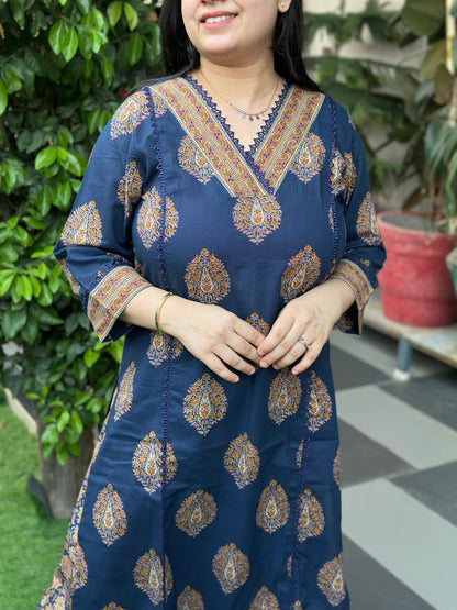 Gulzar kalamkari cotton cord set