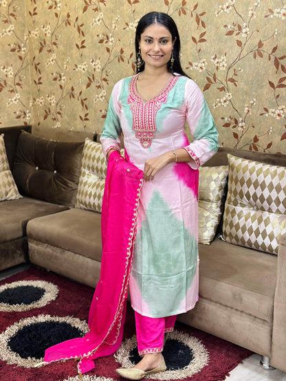 Pure Viscose Soft Silk Suit - Vijay Laxmi