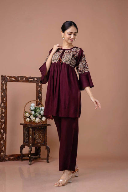 Premium Rayon Set For Women - Vijay Laxmi
