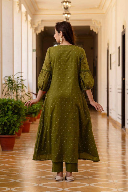 Premium Cotton Suit For Women Mul Peacock - Vijay Laxmi