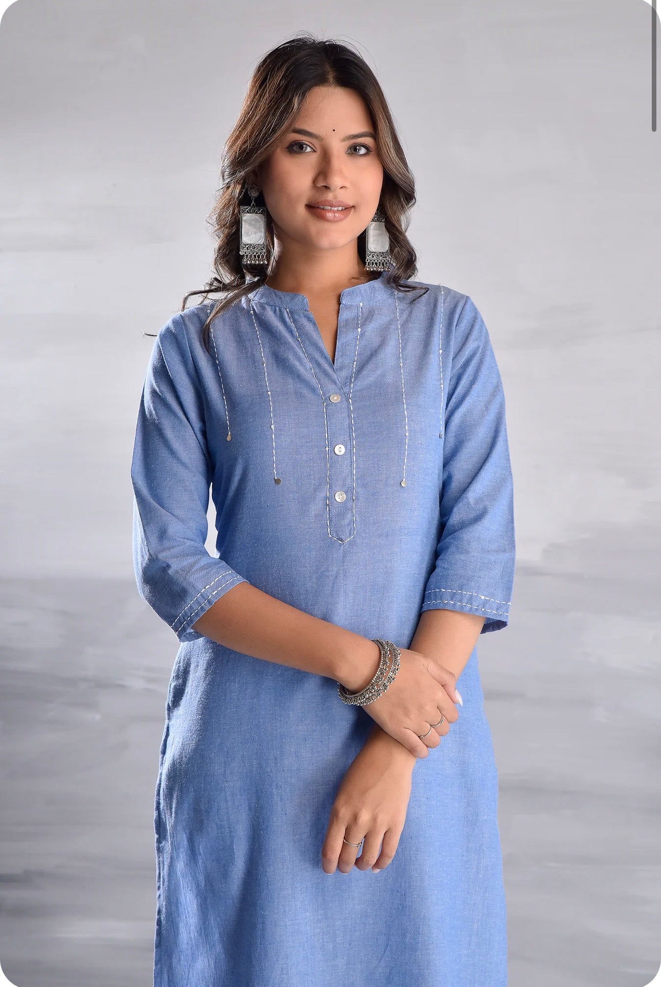Denim Cotton kurti