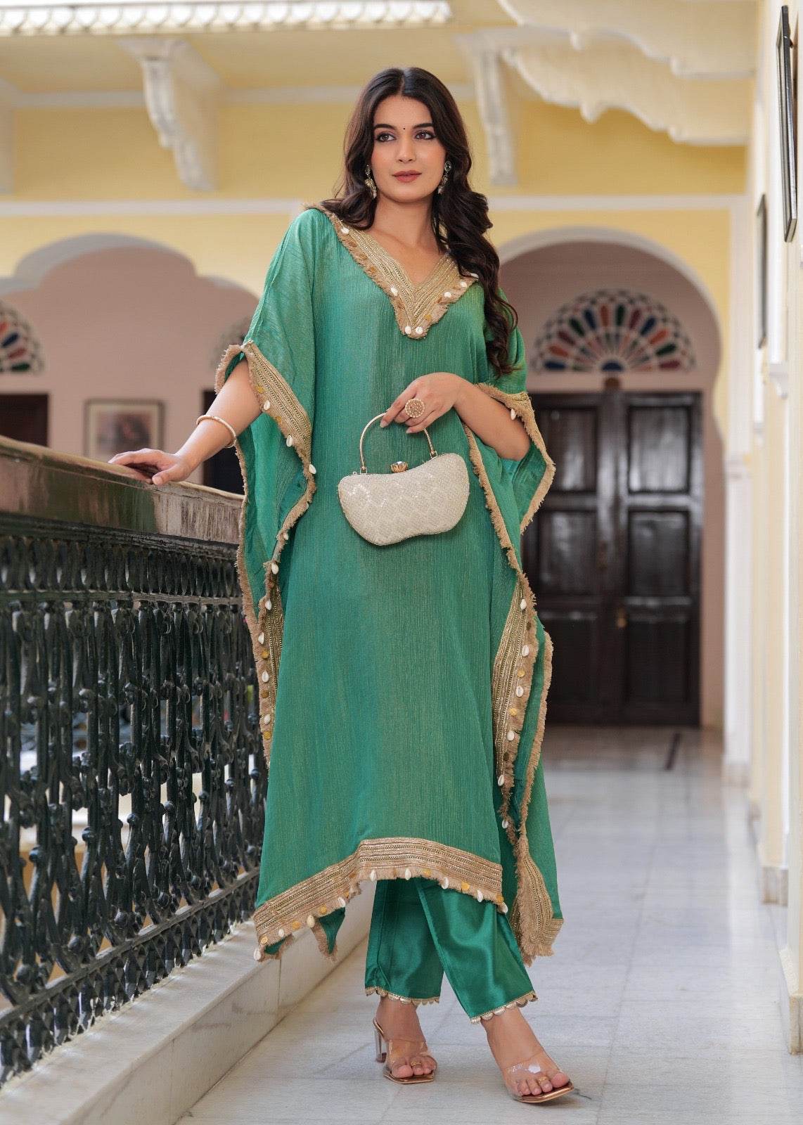 Kaftan Set For Women - Vijay Laxmi