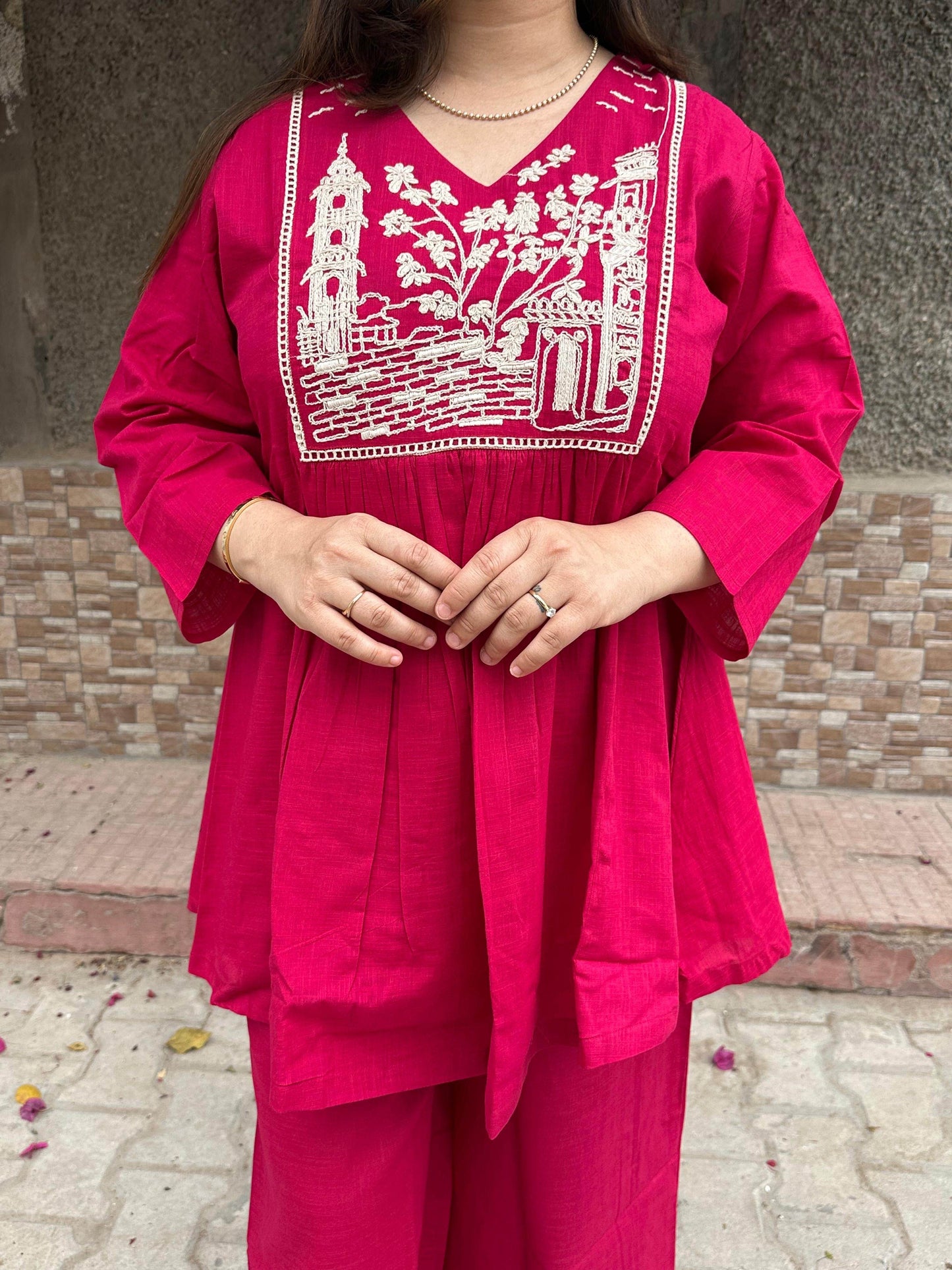 Premium Cotton Cord Sets For Women - Vijay Laxmi