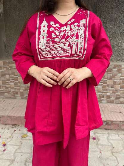 Premium Cotton Cord Sets For Women - Vijay Laxmi