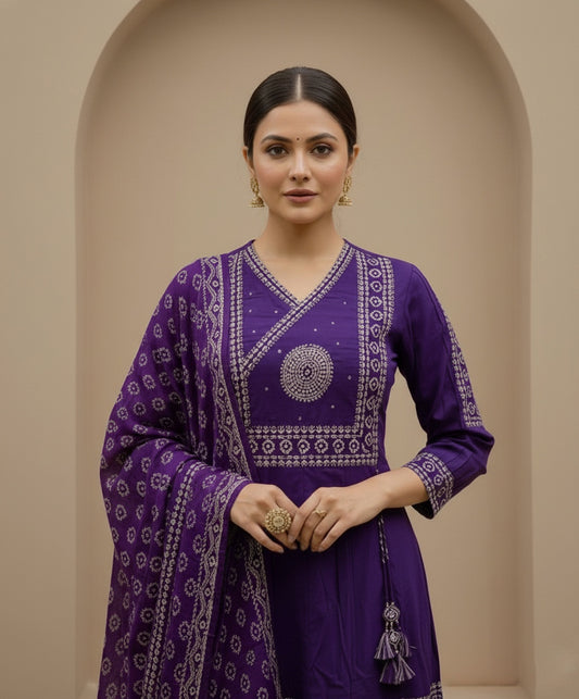 Premium Cotton kurta set for women with dupatta