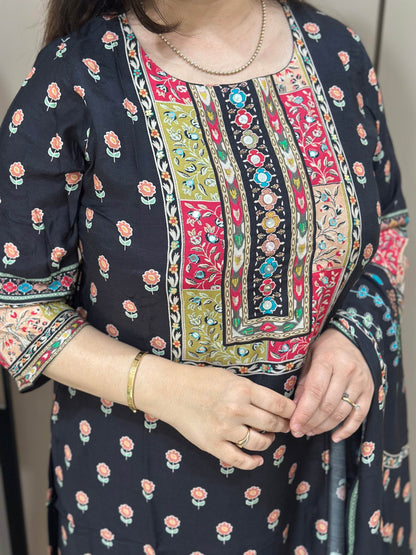 Crepe Silk Suit Set for Women - Vijay Laxmi