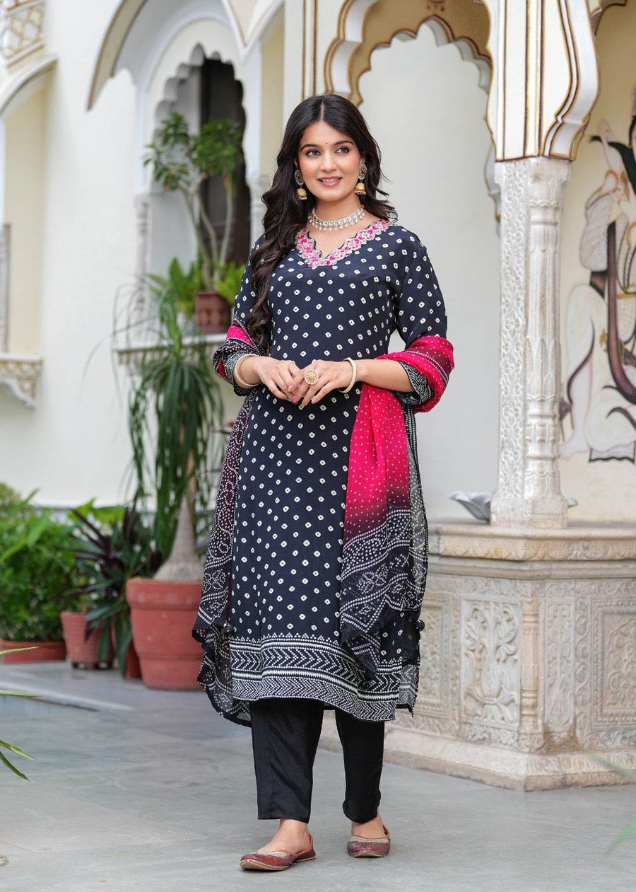 Soft Crepe Silk Suit For Women