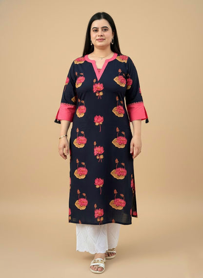 Airy Cotton kalamkari kurti for women