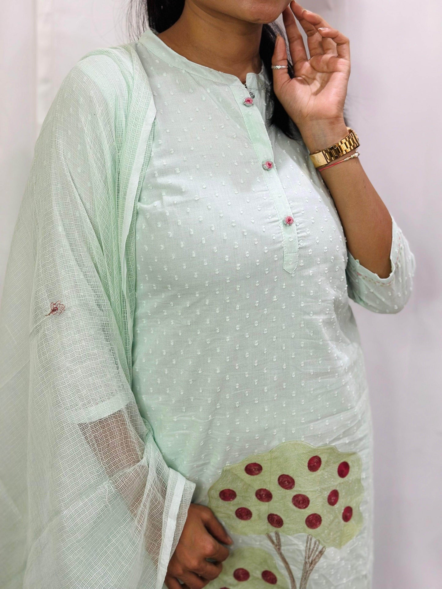 Cotton Kurta Set for Women - Vijay Laxmi