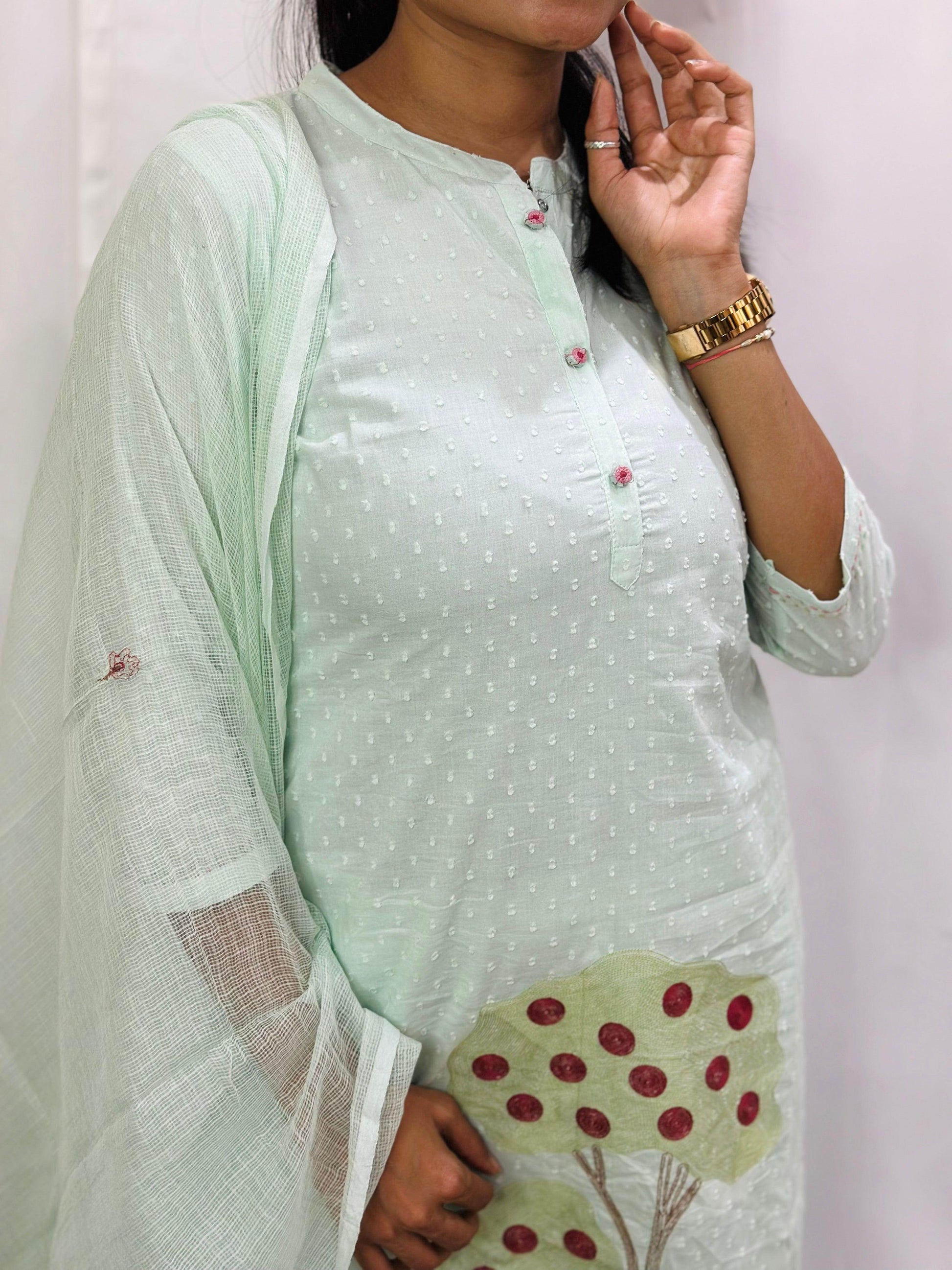Cotton Kurta Set for Women - Vijay Laxmi