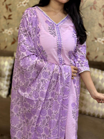 Premium Cotton Suit For Women - Vijay Laxmi