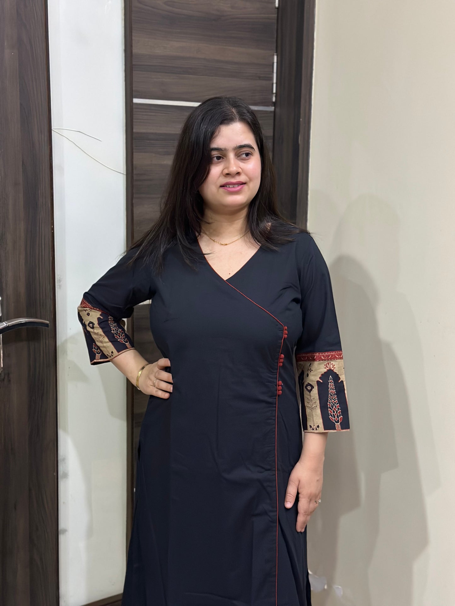 Mehar premium cotton Kurta & Pant Black