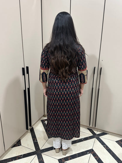 Airy Cotton kalamkari kurti for women