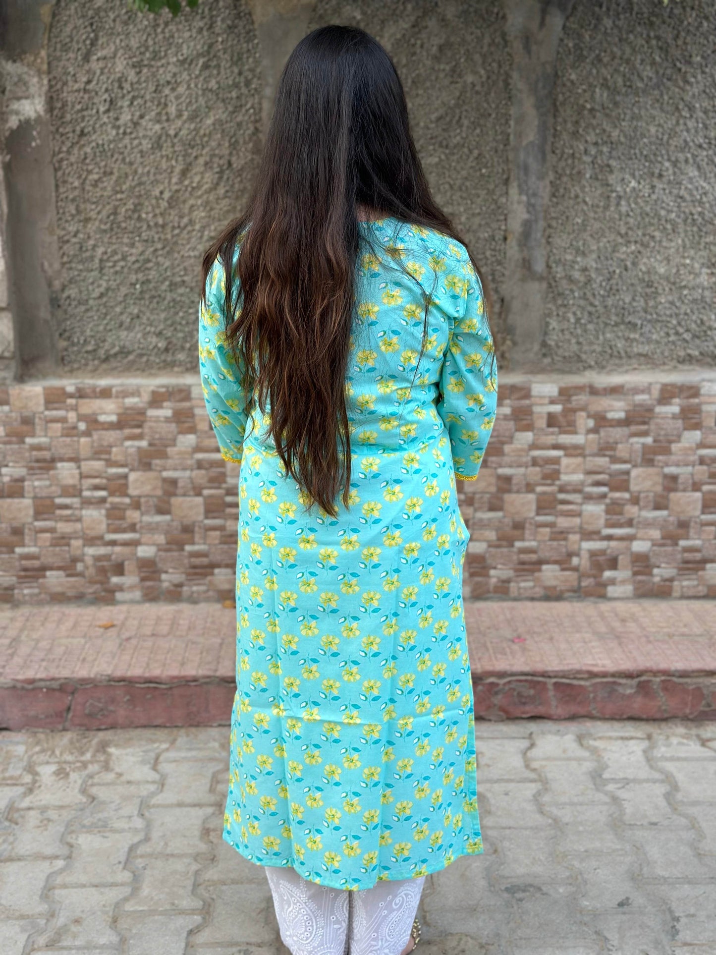Airy Cotton Kurti for women - Vijay Laxmi