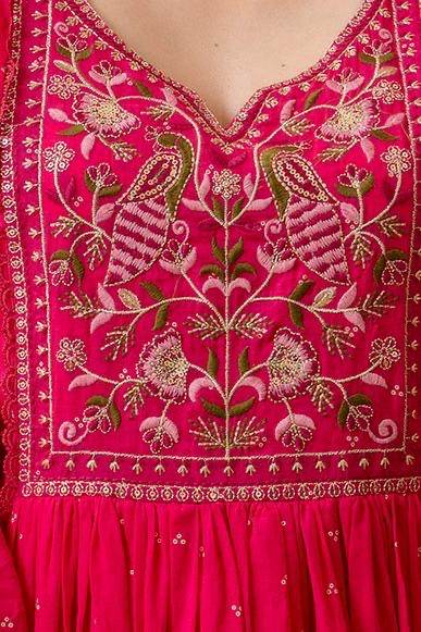 Premium Cotton Suit For Women Mul Peacock - Vijay Laxmi