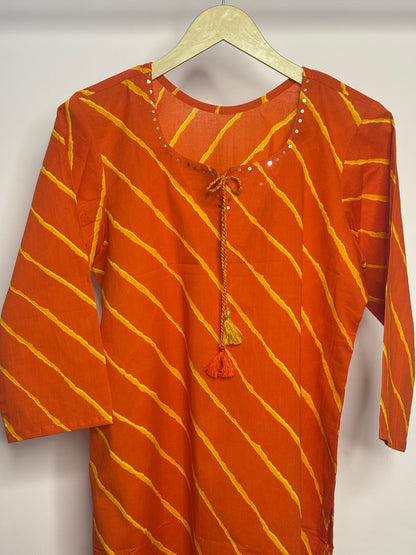 Gulzar Leheriya cotton kurti