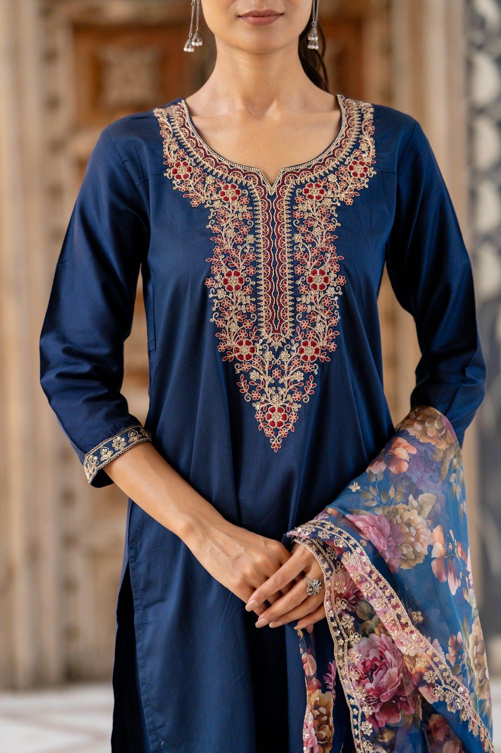 Silk Suit Set - Vijay Laxmi