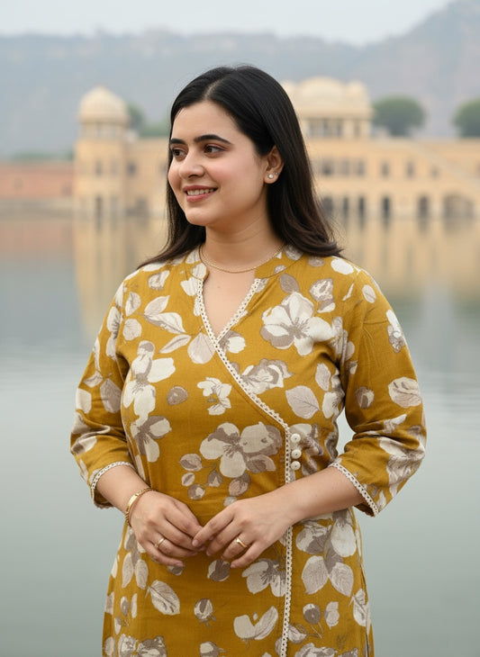 Airy Cotton Kurti for women floral