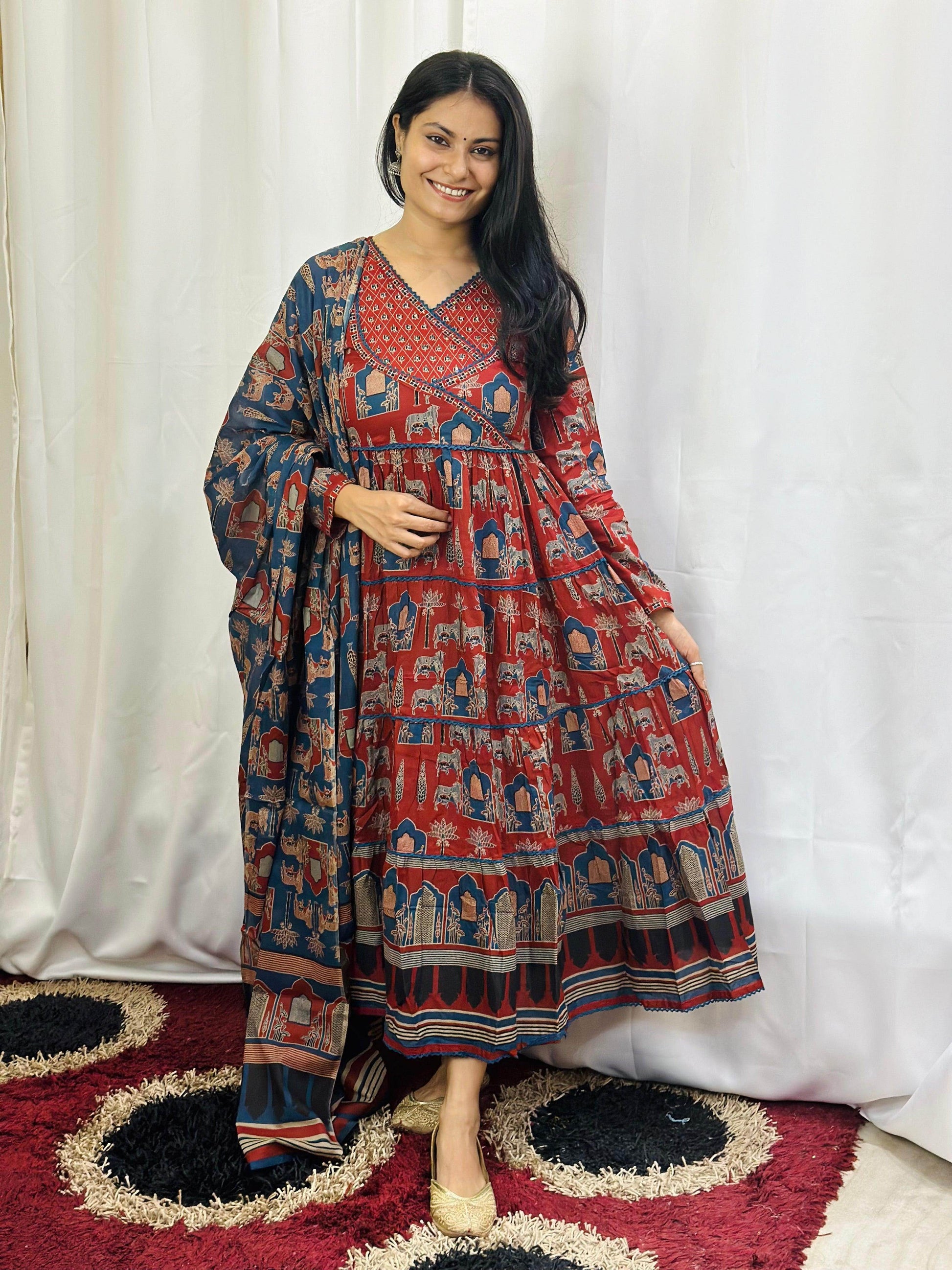 Cotton Suit Set - Vijay Laxmi