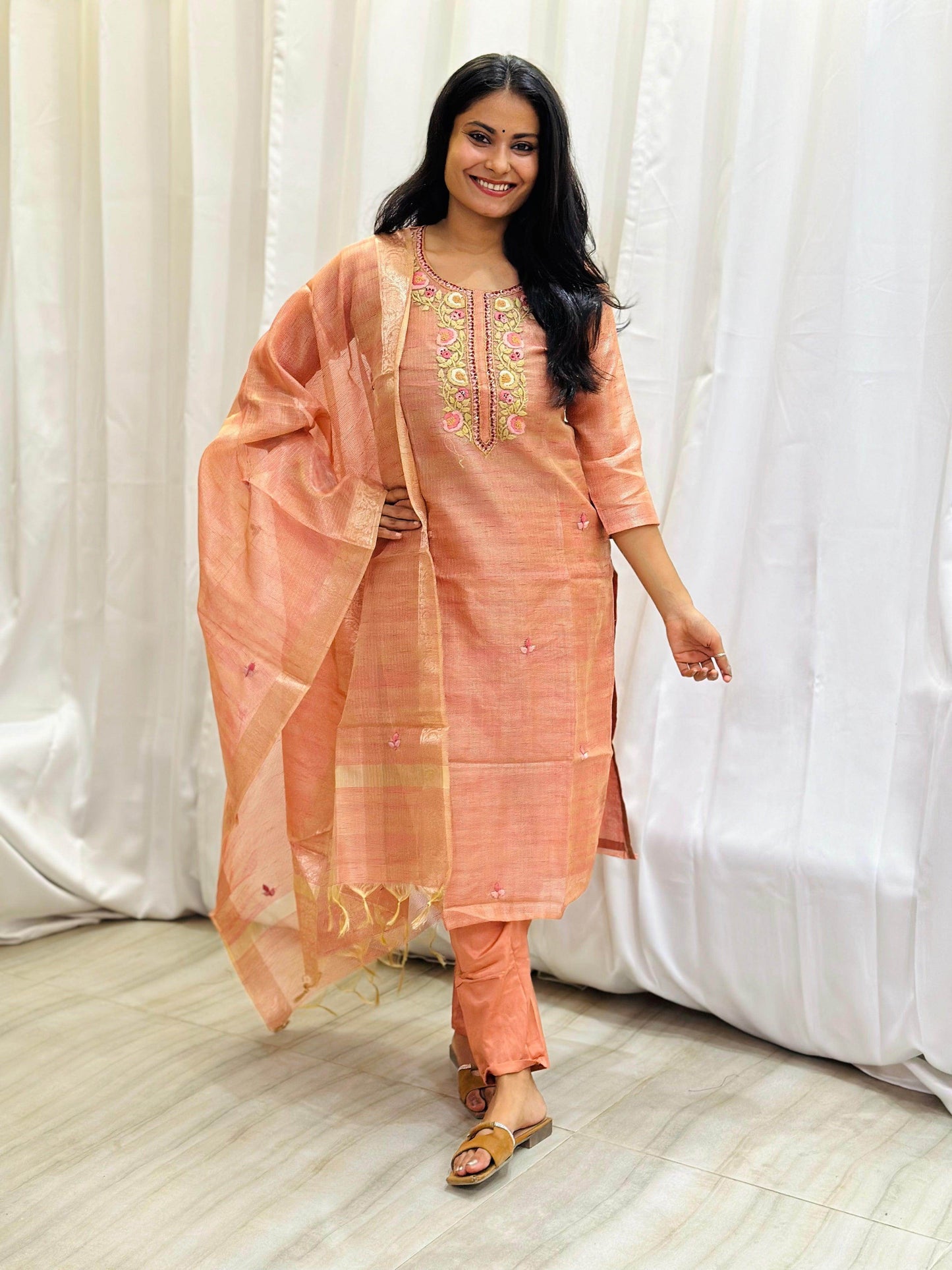 Shimmer Kota Doriya suit For Women - Vijay Laxmi