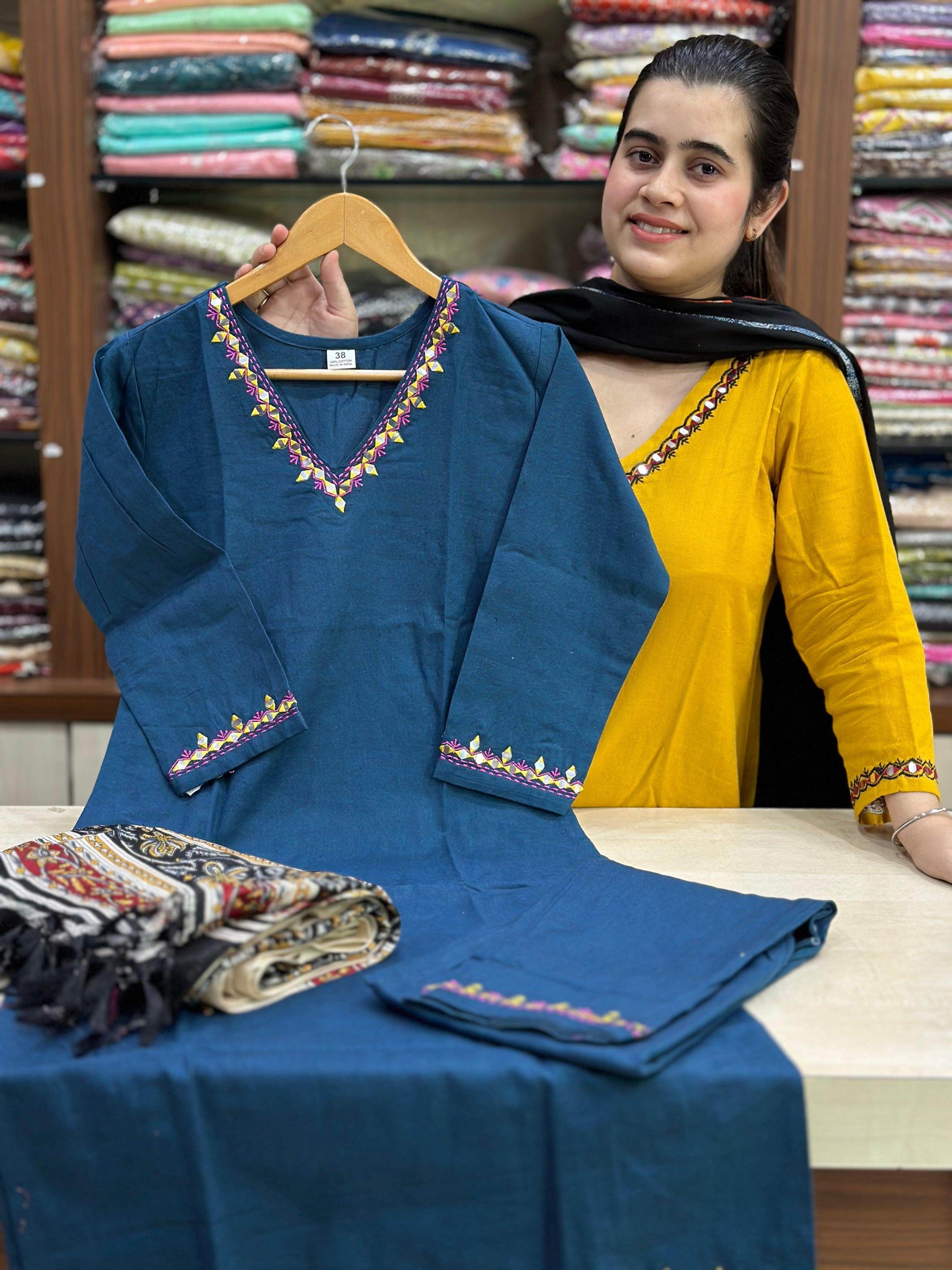 Cotton Kurta Set for Women (Limited edition) - Vijay Laxmi