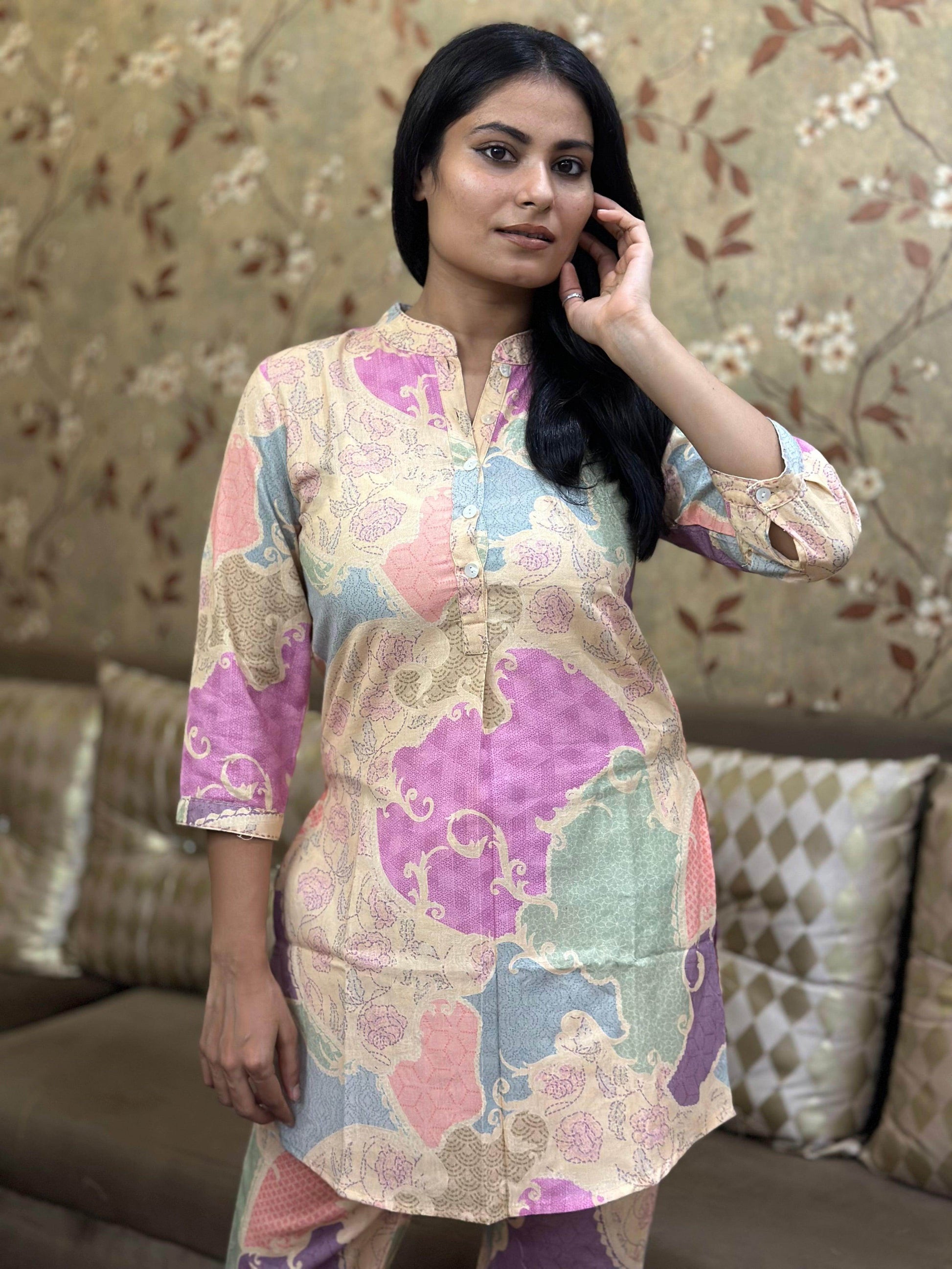 Premium Cotton Cord Sets For Women - Vijay Laxmi