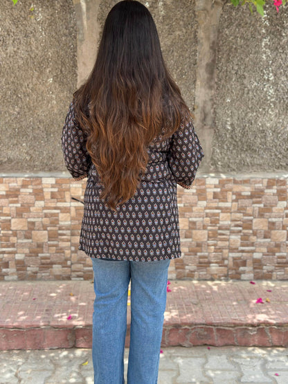 Short Cotton tunics for women - Vijay Laxmi