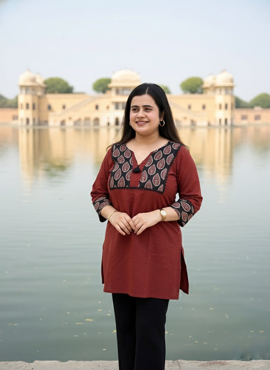 Short Cotton tunics for women