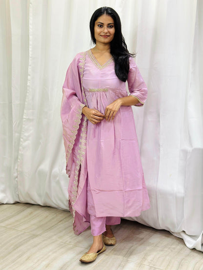 Viscose Shimmer Silk suit For Women - Vijay Laxmi